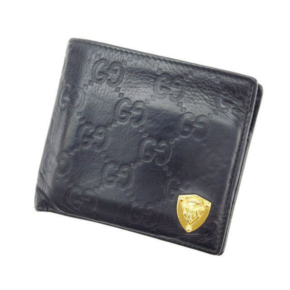 Gucci Bifold Accessory ssima Wallet Black - Picture 1 of 6